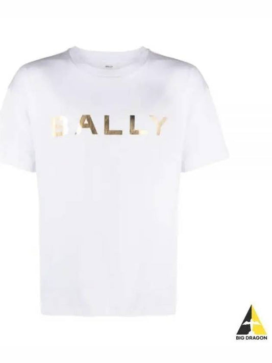 short sleeve t-shirt MJE04T CO018 U001 WHITE - BALLY - BALAAN 2