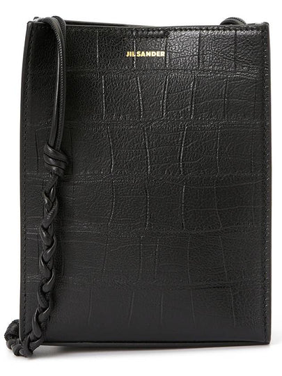 Tangle Small Leather Cross Bag Black - JIL SANDER - BALAAN 2