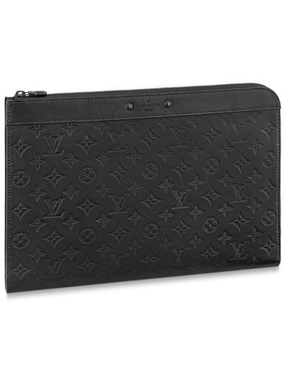 Men's Pochette Jour Pouch Bag Black - LOUIS VUITTON - BALAAN 2