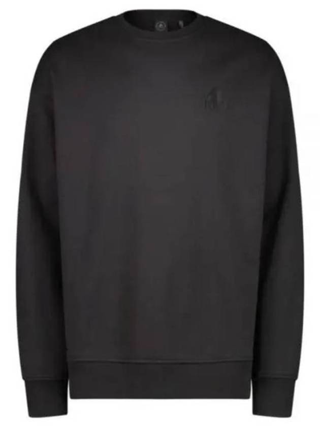 Embroidered Logo Sweatshirt Black - MOOSE KNUCKLES - BALAAN 2