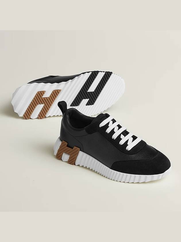 Bouncing Low Top Sneakers Noir - HERMES - BALAAN 4