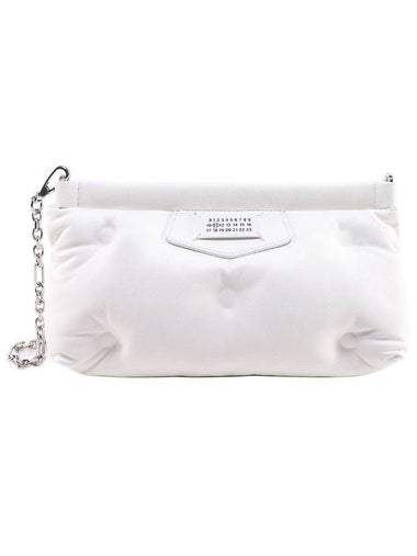 Glam Slam Chain Shoulder Bag White - MAISON MARGIELA - BALAAN 1