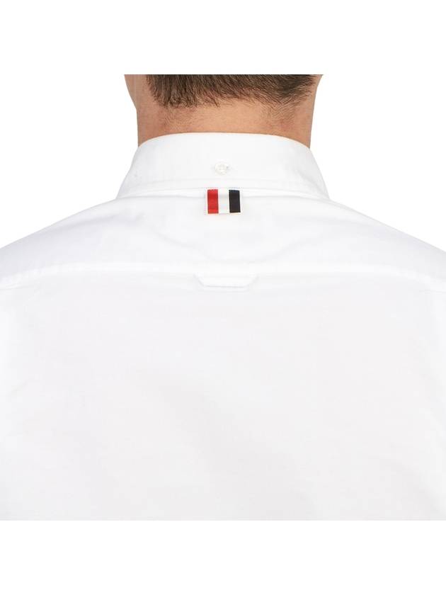 Armband Oxford Long Sleeve Shirt White - THOM BROWNE - BALAAN 7