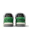 LV Trainer Sneakers Green 1AC50B - LOUIS VUITTON - BALAAN 4