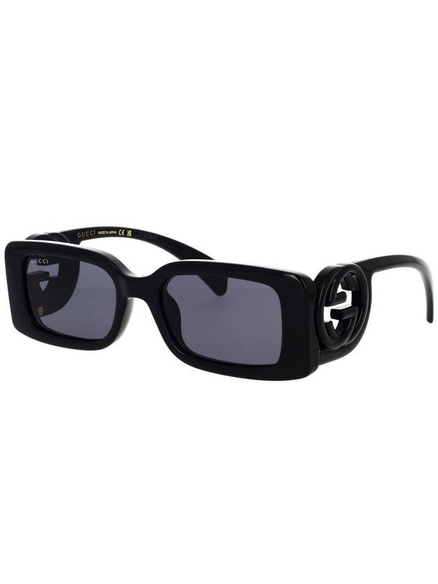 Eyewear Logo Sunglasses Black - GUCCI - BALAAN 3