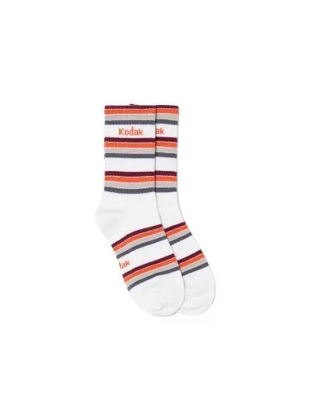 KODAK Apparel Stripe Socks ORANGE - KODO - BALAAN 1