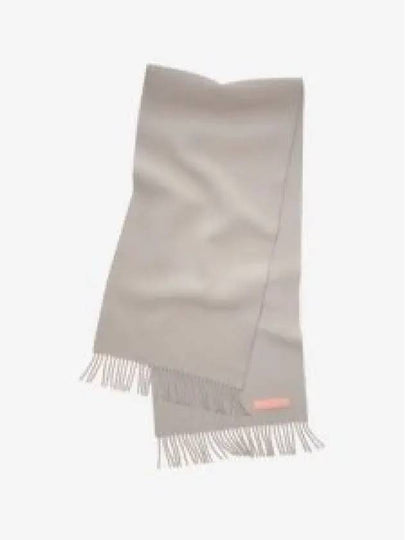 Wool Fringe Muffler Dusty Grey - ACNE STUDIOS - BALAAN 2