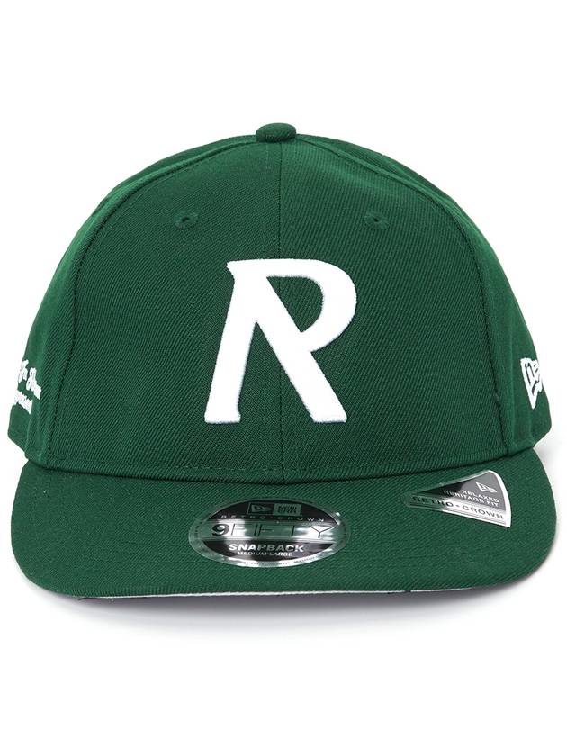 Initial Retro Crown 9 Fifty Snapback Green - REPRESENT - BALAAN 3