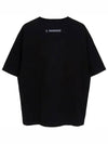 Husky Print Cotton Short Sleeve T-Shirt Black - MAISON MIHARA YASUHIRO - BALAAN 3