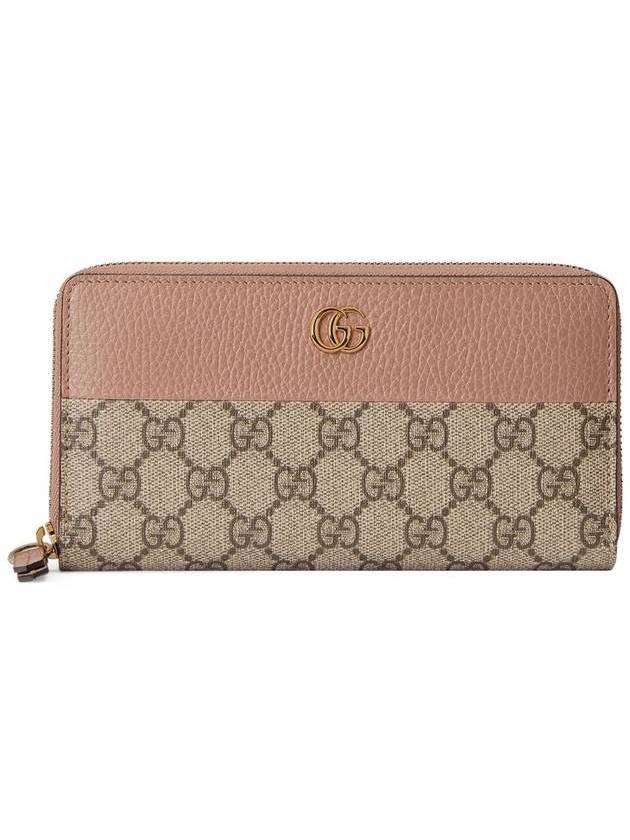 GG Marmont Zipper Long Wallet Pink - GUCCI - BALAAN 1