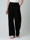 Color matching tape straight pants black - PINBLACK - BALAAN 3