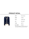 Baby Fox Bicolor Classic Cardigan Navy - MAISON KITSUNE - BALAAN 6