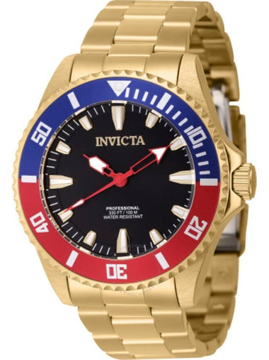 Invicta Pro Diver Quartz Black Dial Pepsi Bezel Men's Watch 46648 - INVICTA - BALAAN 1