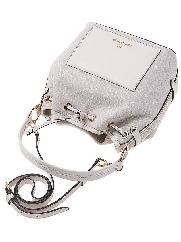 Maeve Logo Bucket Bag Grey - MICHAEL KORS - BALAAN 5