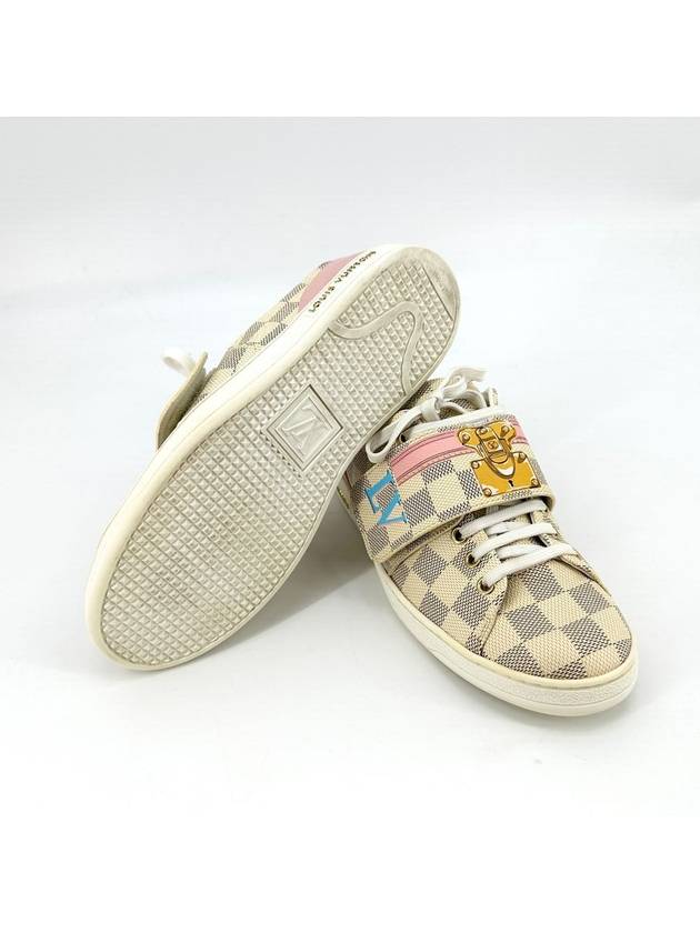 Damier front row sneakers - LOUIS VUITTON - BALAAN 7