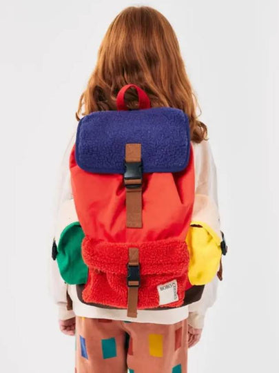 Color Block Multi Backpack School Bag B224AI024 Italian Kids - BOBO CHOSES - BALAAN 2