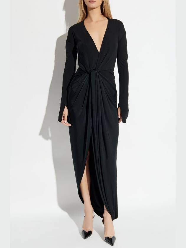 Victoria Beckham Long Sleeve Dress, Women's, Black - VICTORIA BECKHAM - BALAAN 3