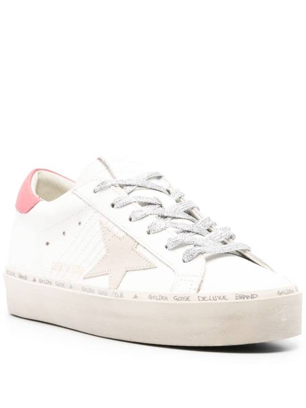 Hi Star Leather Low Top Sneakers Pinlk White - GOLDEN GOOSE - BALAAN 3