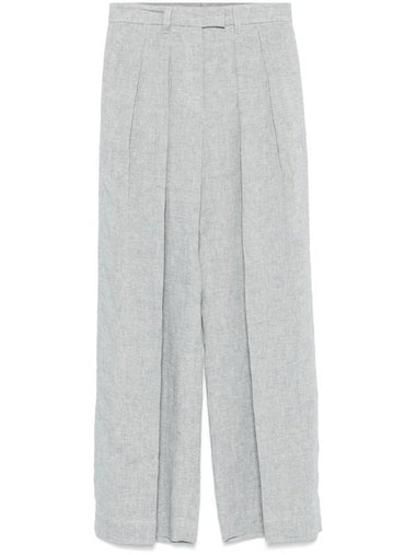 Brunello Cucinelli Trousers Light Grey - BRUNELLO CUCINELLI - BALAAN 1