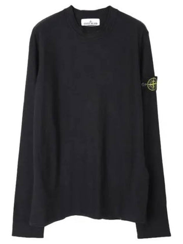 Slavic Wool Nylon Crew Neck Knit Regular Fit Men s Long Sleeve T Shirt - STONE ISLAND - BALAAN 1