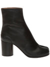 Tabi Calfskin Middle Boots Black - MAISON MARGIELA - BALAAN.