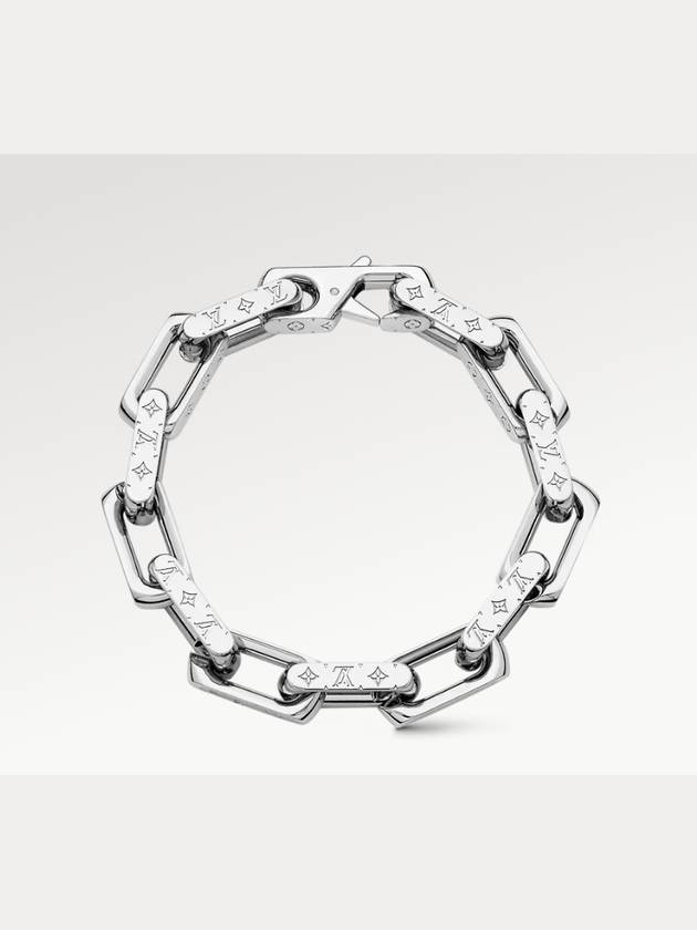 Monogram Chain Bracelet Silver - LOUIS VUITTON - BALAAN 2