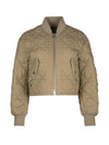 Quilted Technical Cotton Taffeta Bomber Jacket Beige - DIOR - BALAAN 1