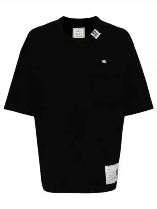 A12TS641 BLACK logo print t-shirt - MIHARA YASUHIRO - BALAAN 1