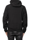 Lens Wappen Patch Zip Up Hoodie Black - CP COMPANY - BALAAN 6