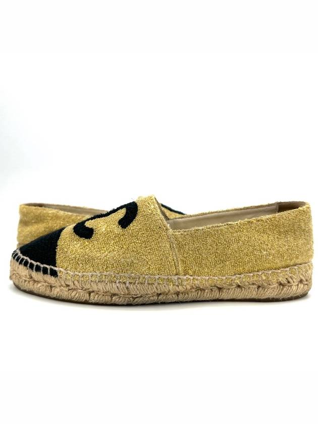 Tweed sequin espadrille mules - CHANEL - BALAAN 5