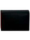 Double Gancio Half Wallet Black - SALVATORE FERRAGAMO - BALAAN 3