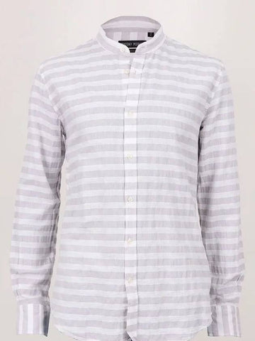 ANTONYMORATO Italy striped linen shirt - IKALOOOK - BALAAN 1