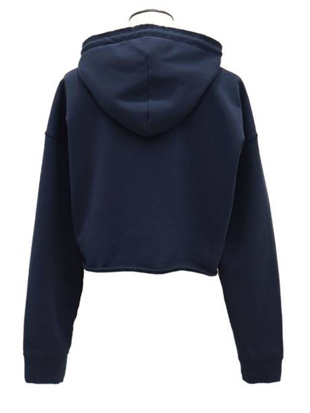 Navy overfit crop hood - GANNI - BALAAN 2