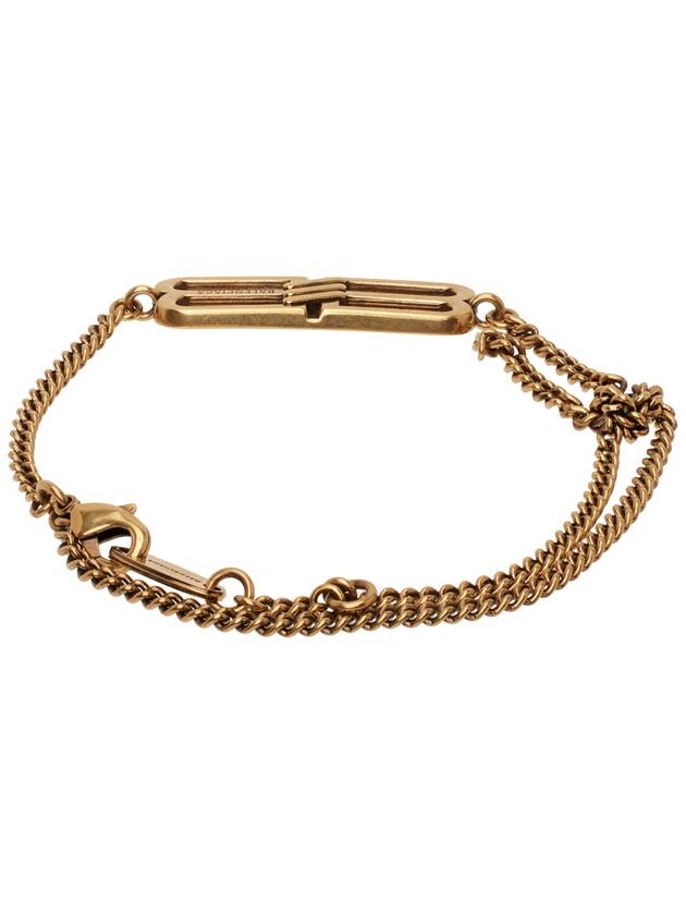 BB Icon Logo Tangled Bracelet - BALENCIAGA - BALAAN 2