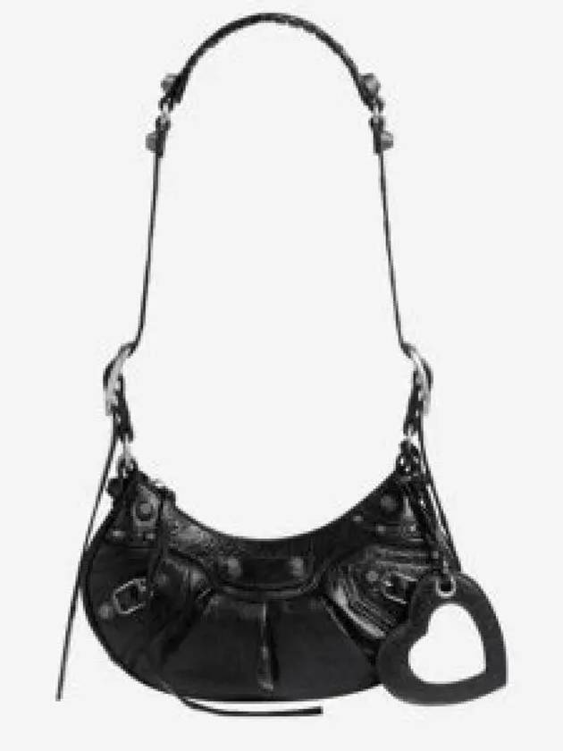 Le Cagole XS Lambskin Shoulder Bag Black - BALENCIAGA - BALAAN 2