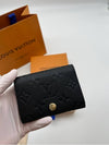 Monogram Embossed Leather Business Card Wallet Black - LOUIS VUITTON - BALAAN 8