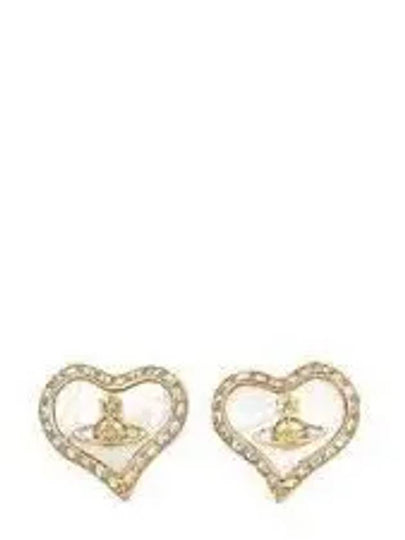 Petra Stud Earrings White - VIVIENNE WESTWOOD - BALAAN 2