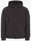 Light Soft Shell R E Dye Technology In Recycled Polyester Hooded Jacket Black - STONE ISLAND - BALAAN 2