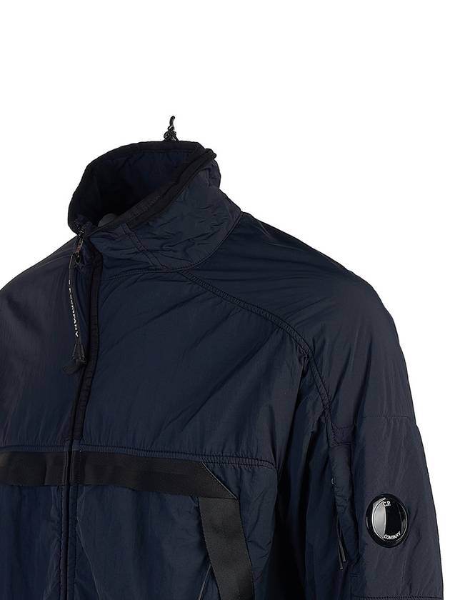 Men's Lens Wappen Zip-Up Jacket Navy - CP COMPANY - BALAAN 6