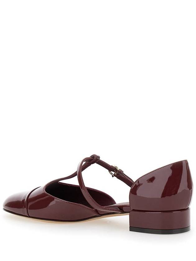 Linette Flat Bordeaux - SALVATORE FERRAGAMO - BALAAN 4