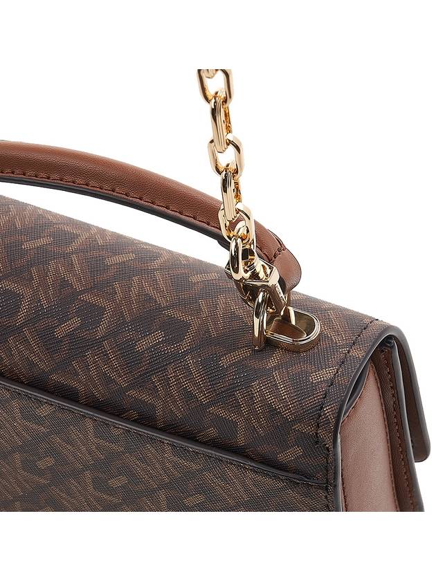 Delancey Monogram Cross Bag Dark Brown - MICHAEL KORS - BALAAN 9