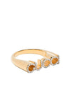 Letter Crystal Ring Gold - GUCCI - BALAAN 1