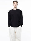 Men s M243TP01WH Bunto Slit Long Sleeve T Shirt Black - CHANCE'S NOI - BALAAN 1