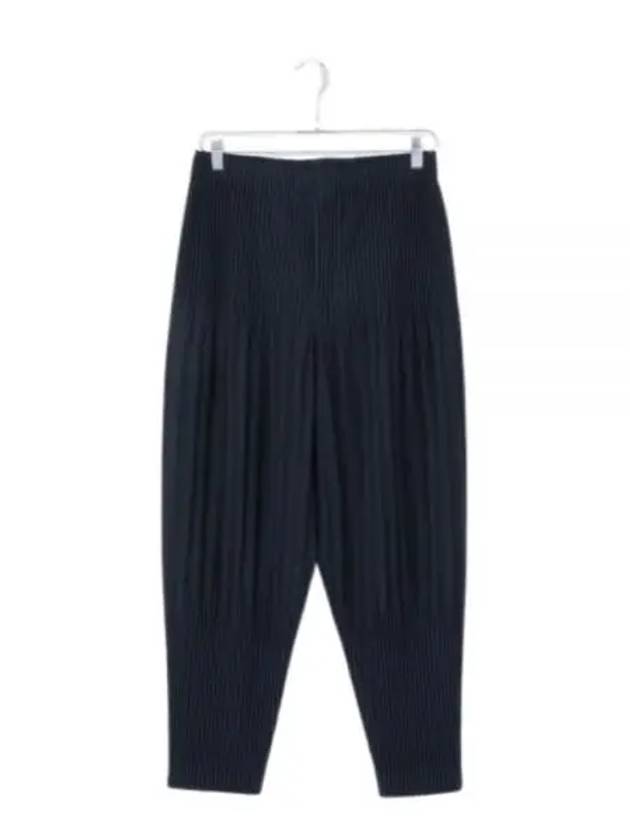 Basic Pleats Straight Pants Black - ISSEY MIYAKE - BALAAN 2