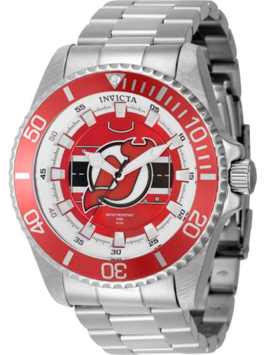 Invicta NHL New Jersey Devils Quartz Red Dial Men's Watch 42253 - INVICTA - BALAAN 1