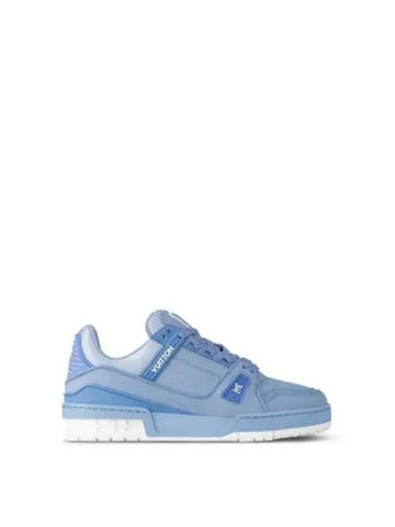 LV Trainer Low Top Sneakers Blue - LOUIS VUITTON - BALAAN 1