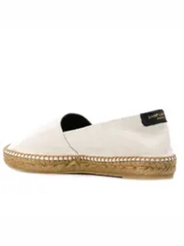 Women's Monogram Canvas Espadrilles Beige - SAINT LAURENT - BALAAN 4