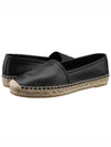 Leather Espadrilles Black - SAINT LAURENT - BALAAN 3