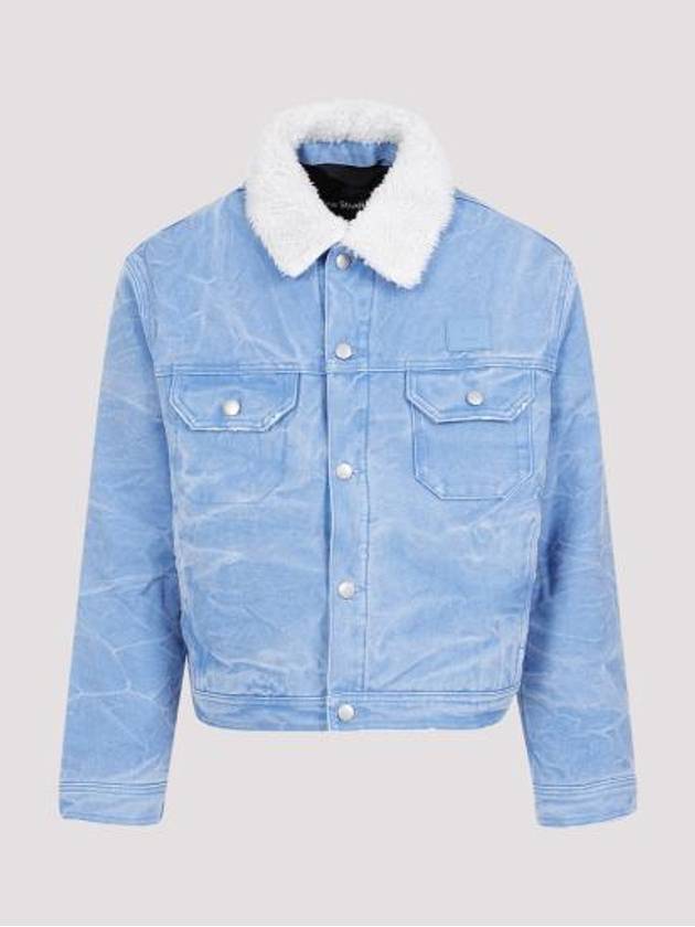 Padded Denim Jacket Powder Blue - ACNE STUDIOS - BALAAN 2