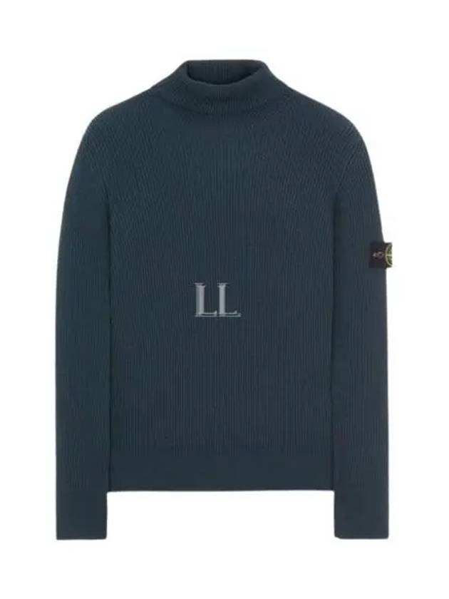 Wappen Patch Wool Turtleneck Green - STONE ISLAND - BALAAN 2